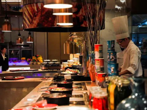 豐富海鮮自助晚餐