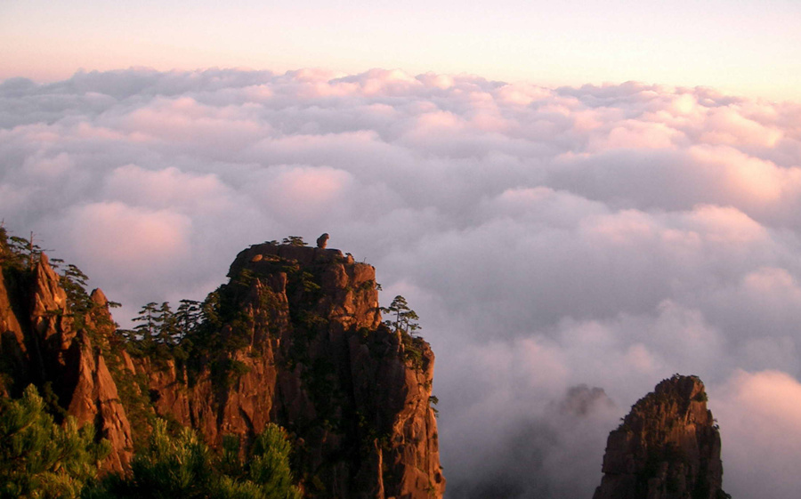 安徽黄山 西递5日4晚跟团游·花山谜窟,《阿菊》,山水画廊双高5日