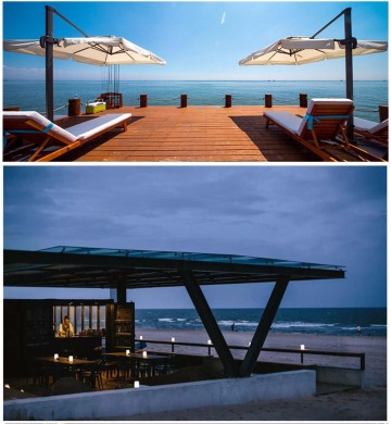 北戴河阿那亚隐庐酒店 三联书店海边公益图书馆/阿那亚礼堂·一线海景