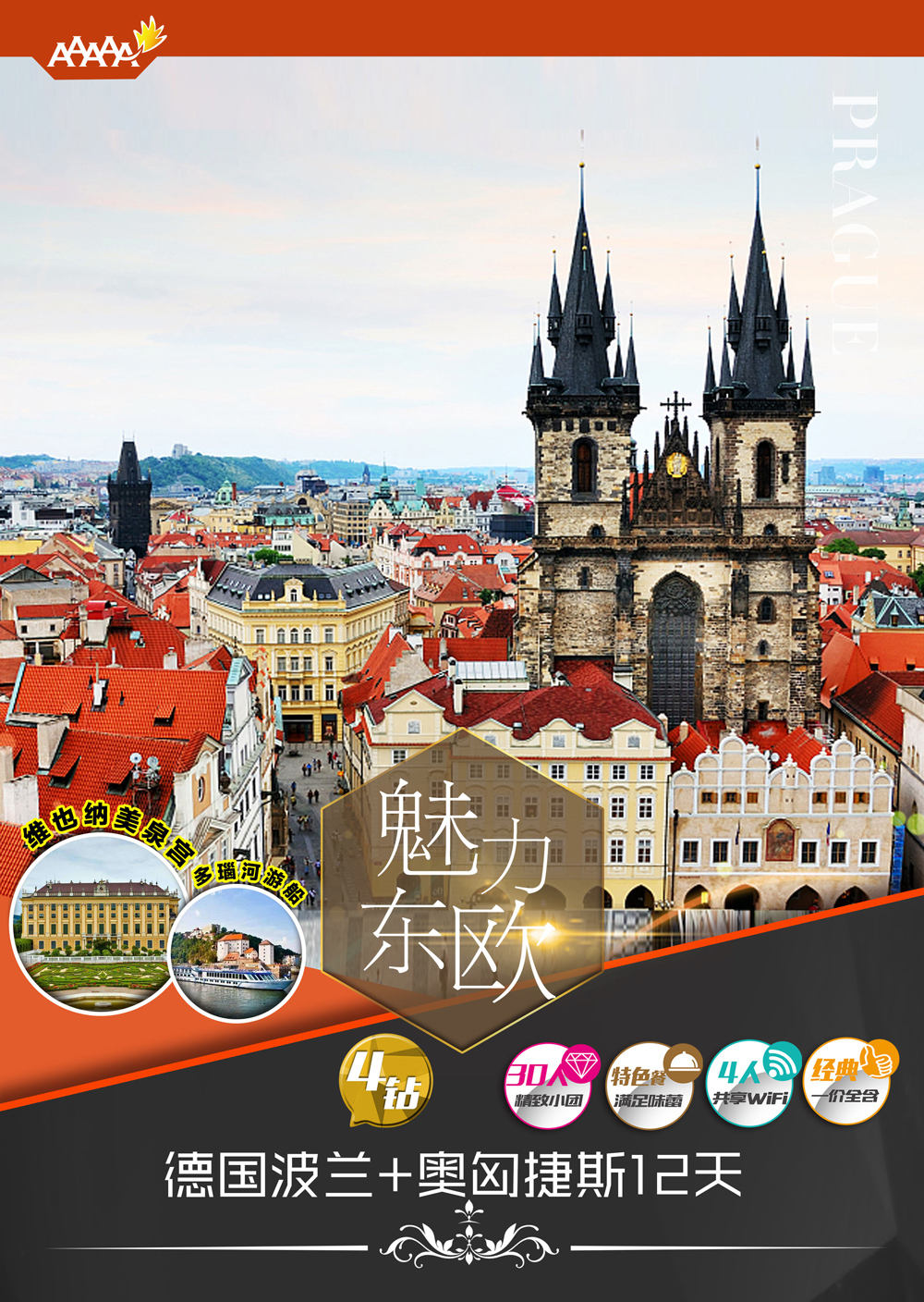德国+波兰+奥地利+匈牙利+捷克+斯洛伐克12日