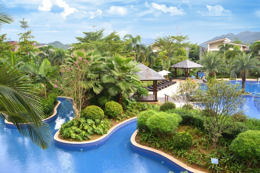 恩平爱必侬泉林酒店 泉林度假区 美味双早 无限次温泉 那金谷套票