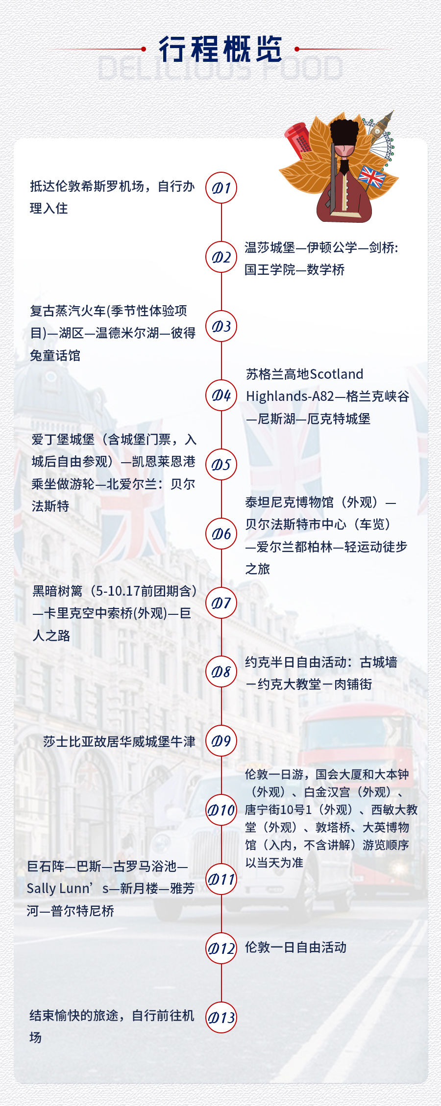 英国北爱尔兰13日12晚半自助游·深度游 爱尔