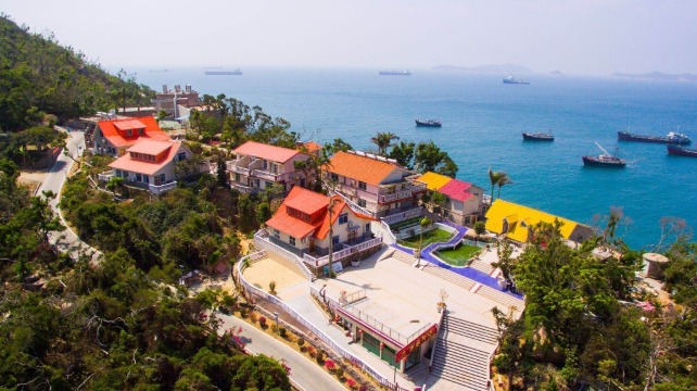 珠海外伶仃相思岭海景别墅酒店   外伶仃岛   双早 双人香洲伶仃往返