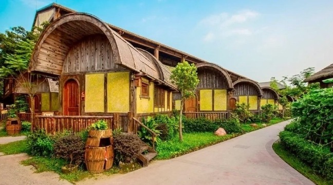 佛山顺德长鹿度假村   长鹿旅游休博园   2人/4人早餐 无限次温泉