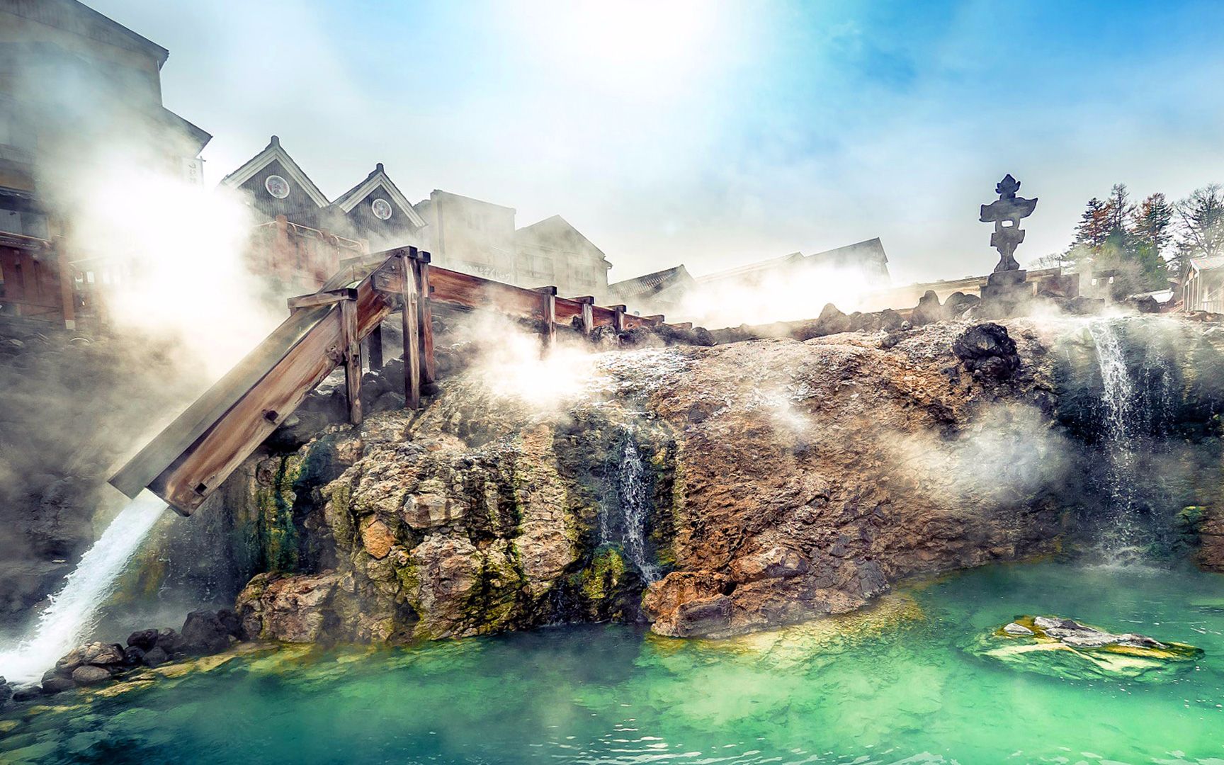 汤田中涩温泉乡