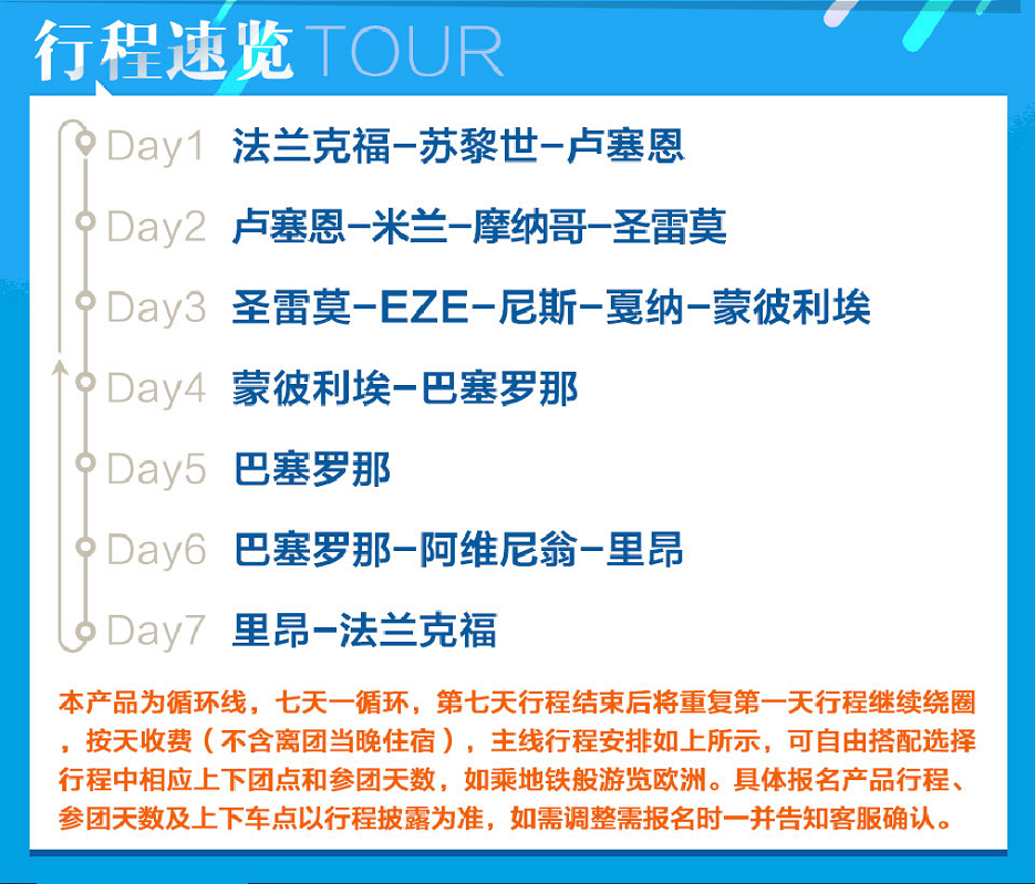 西班牙+法国+瑞士7日半自助游·【当地参团·