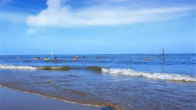 唐山乐亭京唐港碧海浴场度假酒店   碧海浴场   双人早餐 皮皮虾美食