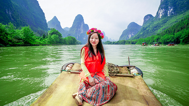 林诗彦导游很尽责,安,桂林 阳朔 漓江 龙脊梯田 古东瀑布 冠岩6日5晚