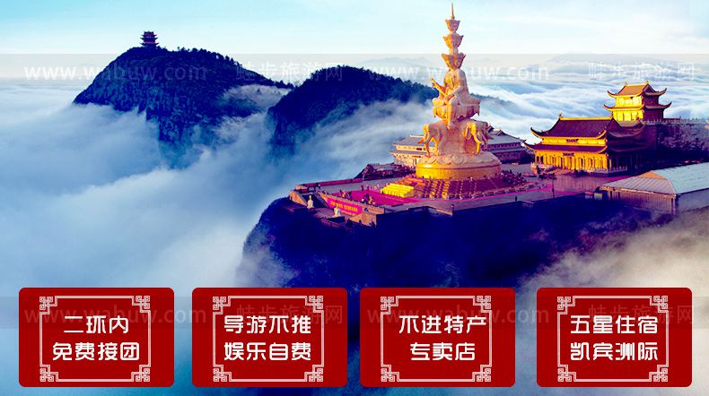 旅游团没有强制消费,,乐山+峨眉山2日1晚跟团