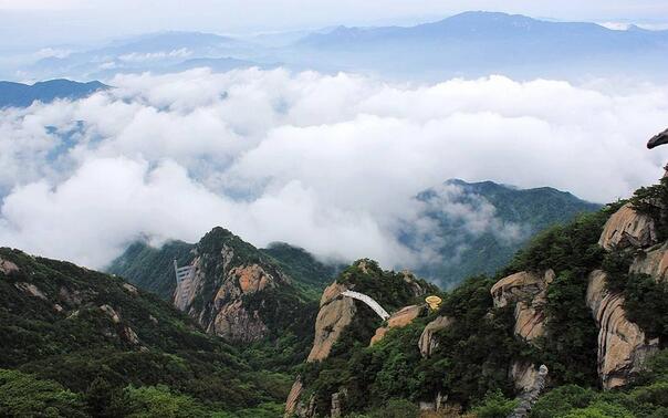 湖北羅田2日跟團遊·天堂寨,天堂寨大峽谷,玻璃棧道二日遊