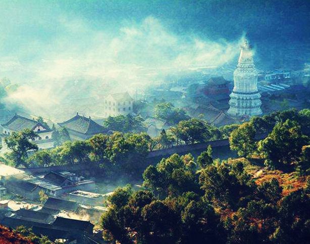 五台山五个台顶全景图,五台山图片,五台山风景图片超清(第4页)_大山谷图库