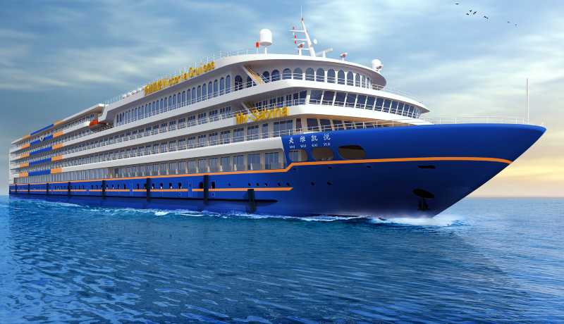Victoria Sabrina cruise ship on the Yangtze River