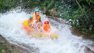 【携程攻略】三亚海南五指山红峡谷漂流一日游