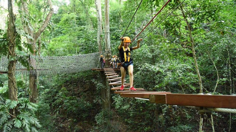 云南西双版纳原始森林公园一日游【丛林飞跃探险 纯玩无购物】