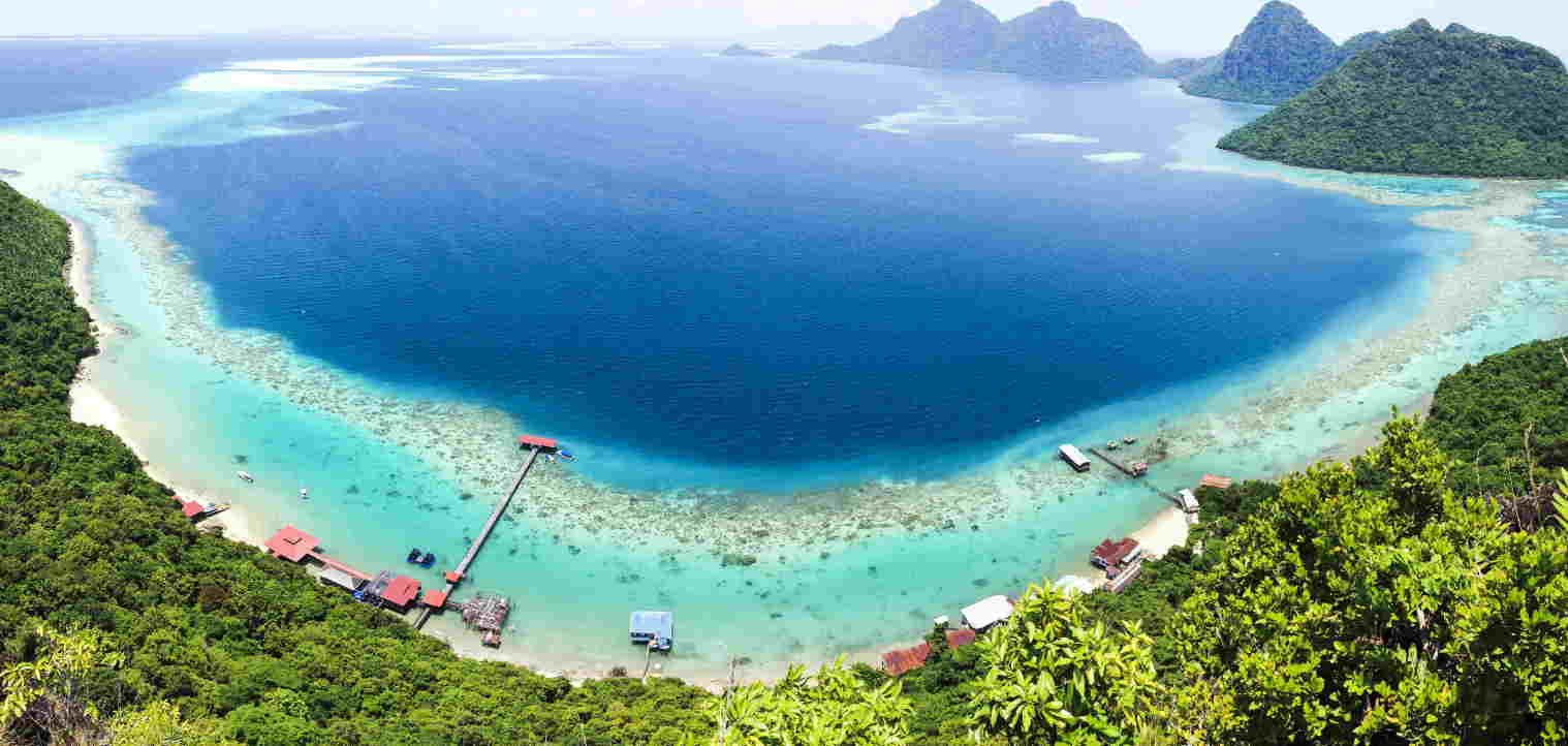 仙本那敦沙卡兰海洋公园 跳岛 浮潜一日游