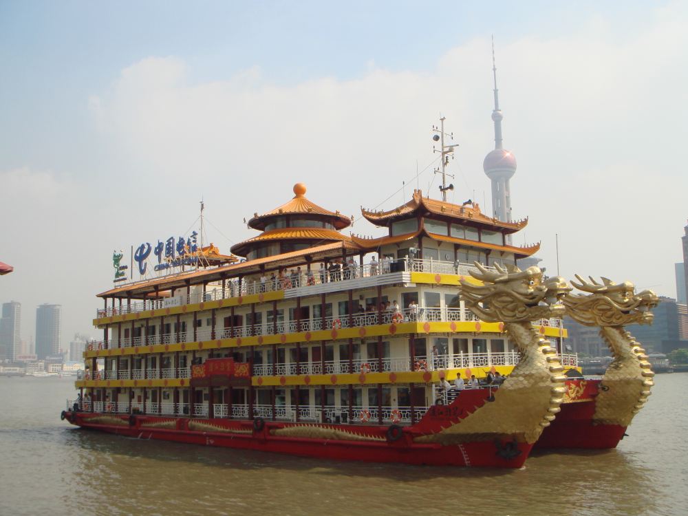 上海黄浦江清游江游览船外滩南京路步行街一日游专车专导含游轮自助