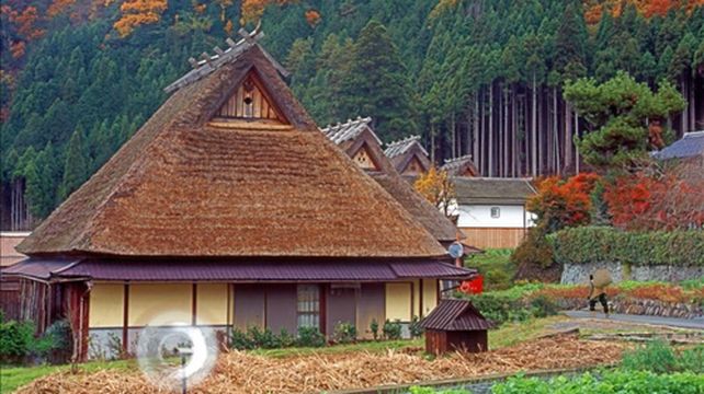 日本京都府美山町北村一日游【原始风貌茅草屋 琉璃溪自然公园 含午餐