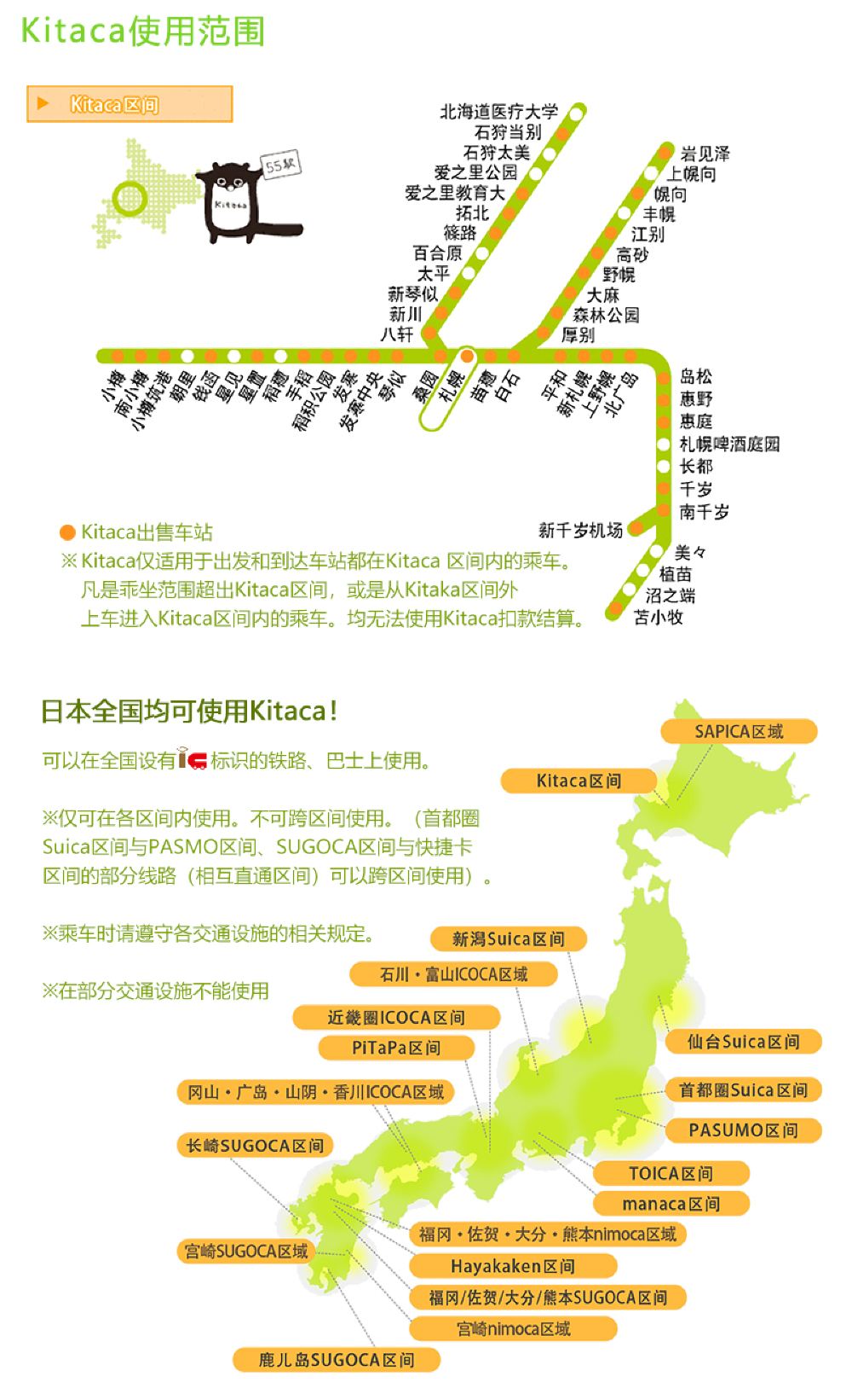 日本交通购物一卡通包邮 日本西瓜卡suica大阪icoca 押金500 面值1500日币 线路推荐 携程玩乐