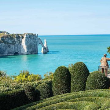 法国埃特勒塔象鼻山诺曼底鲁昂包车一日游中文司机酒店接送