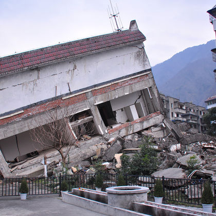 中国四川北川老县城地震遗址+中国四川绵阳寻龙山景区一日活动