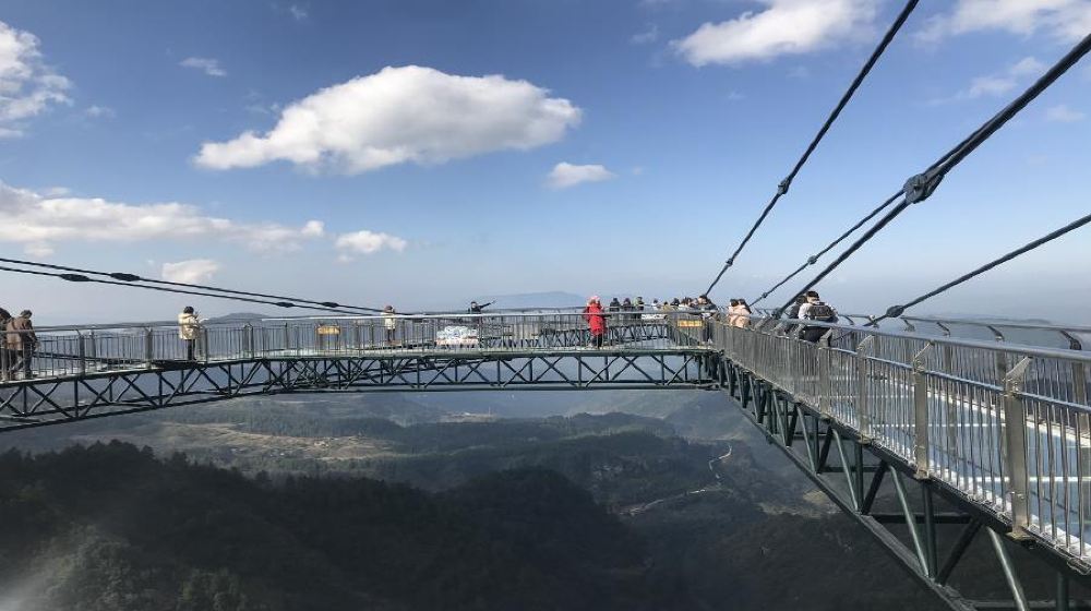 重庆梦幻奥陶纪景区一日游包车玻璃廊桥挑战专车专用