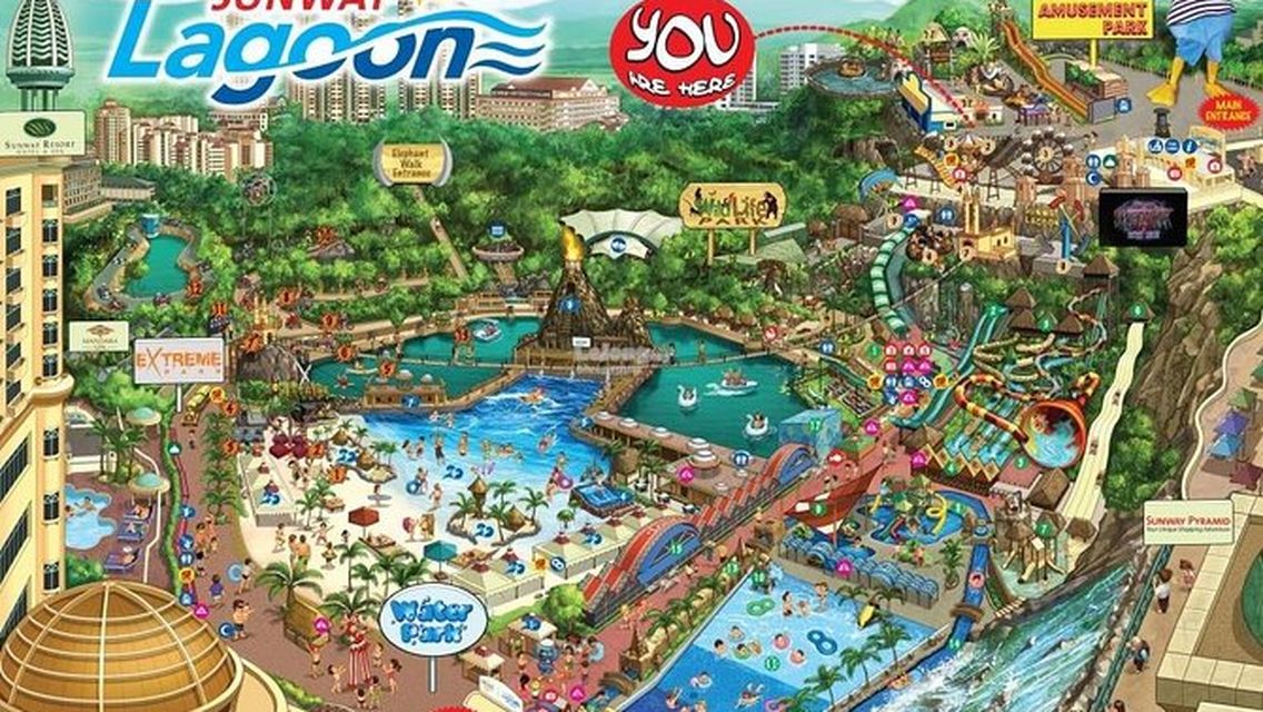 Kuala Lumpur Water Park / Sunway Lagoon Theme Park Admission With