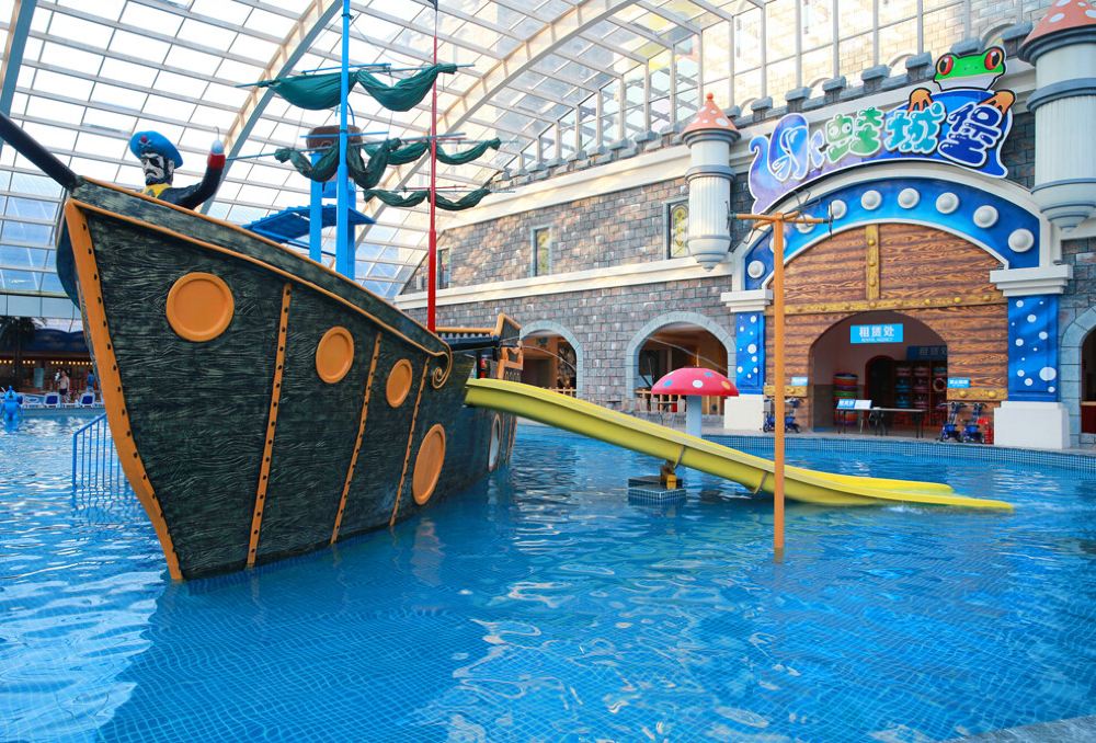 中国辽宁大连一日游大连香洲水世界大连香洲温泉公园水上王国