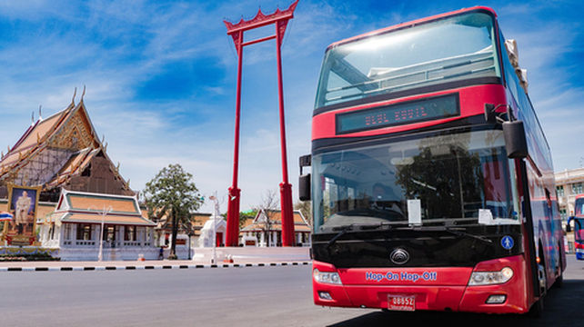 【观光巴士】象悠游elephantgogo随上随下曼谷观光巴士/八种语言录音