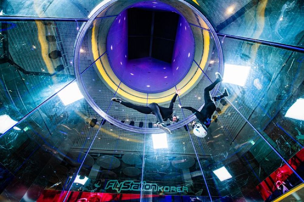 韩国京畿道[fly station]室内跳伞体验活动