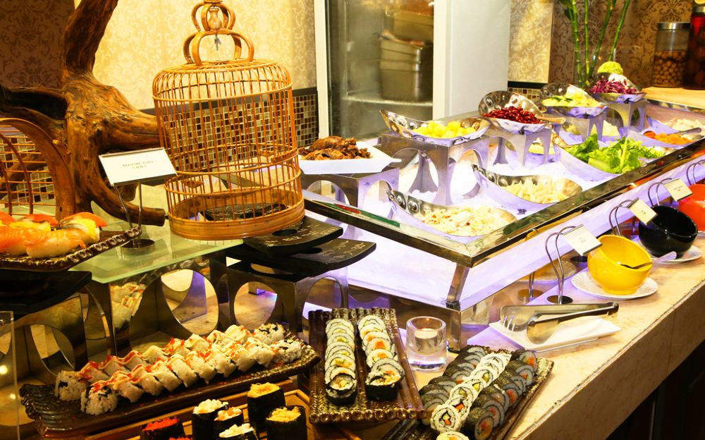 桂林喜来登饭店二楼雅琴咖啡厅自助餐