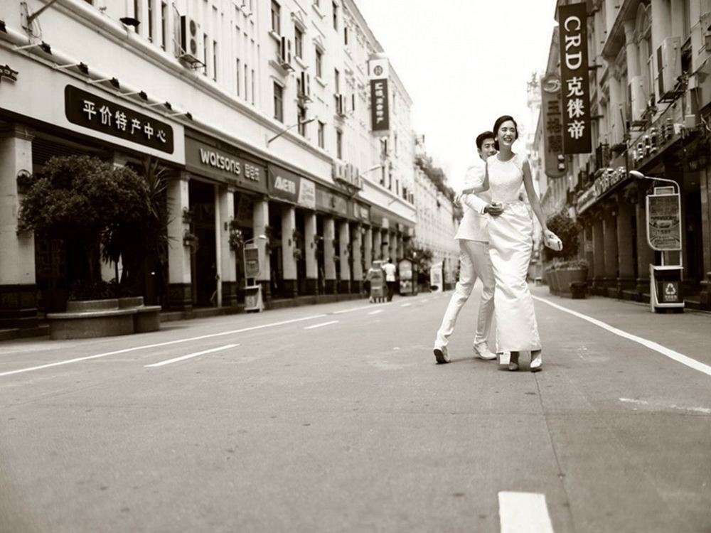 街景婚纱_街景婚纱照(3)