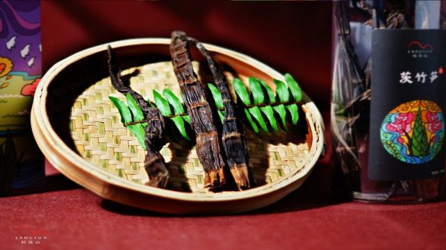 云南拉祜山特产礼盒(冬茸 茨竹笋 野生蜂蜜 野生滇橄榄)