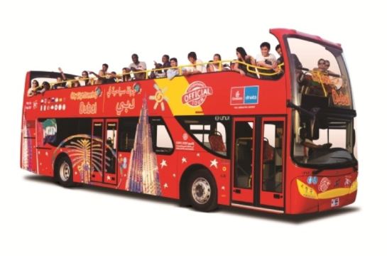 citysightseeing迪拜随上随下观光巴士2472小时可选赠送景点门票夜海