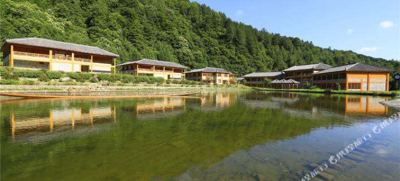 宁陕上坝河国家森林公园秦岭小镇图片