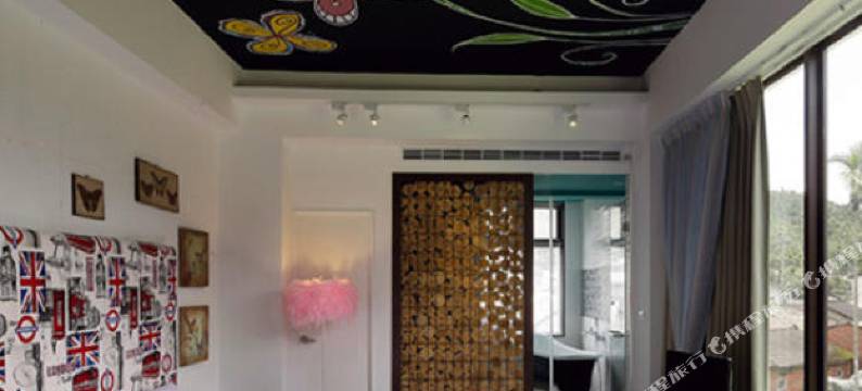 南投日月潭爱黏在一起设计师民宿图片