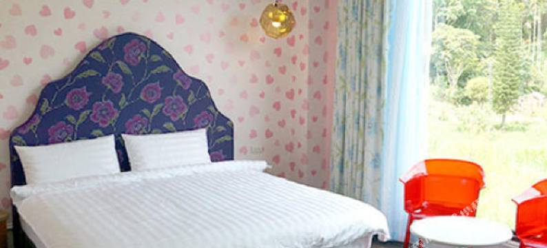 南投日月潭爱黏在一起设计师民宿图片