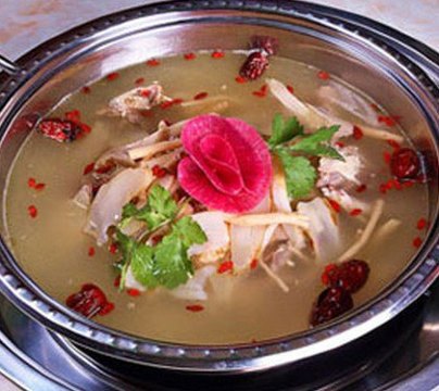 海兰竹荪山药火锅