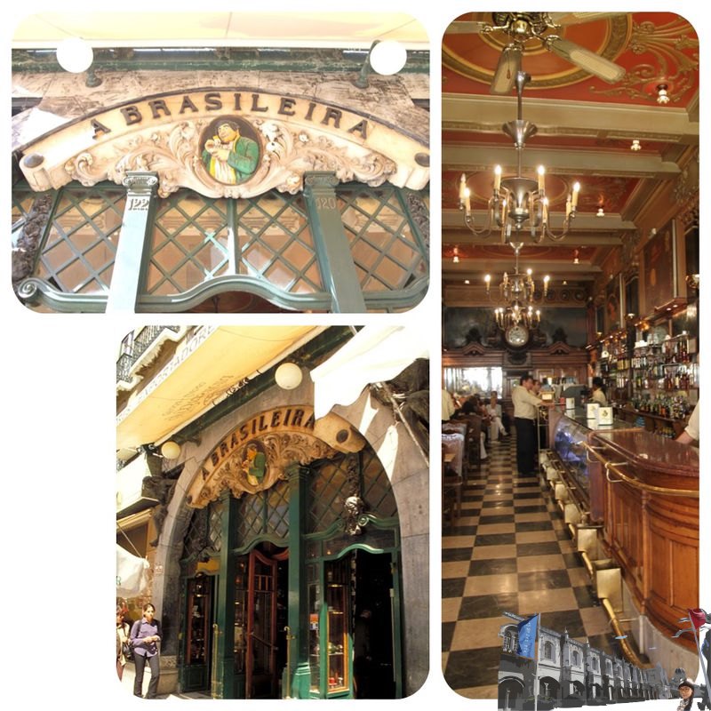 这可以算得上是里斯本最最有名的咖啡厅了，它于1905年开始营业，无处不体现着宏伟的新艺术风格的装饰，