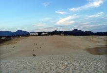 米子旅游图片-去鸟取看海1日游，海水与黄沙融为一体