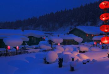 【牡丹江起止】中国雪乡一日 2-8人小包团 全程【赠送雪地摩托+冰雪十里画廊+防寒三宝+雪地长龙+雪地转转高山动物园】