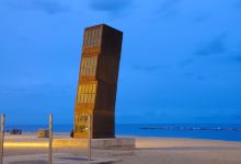 巴塞罗那塔海滩景点图片