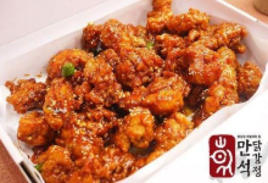 Mansuk Dak Gangjeong美食图片