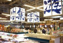 函馆海鲜市场购物图片