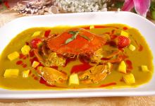 苏梅岛美食图片-泰式咖喱蟹