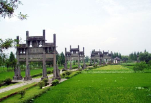 棠樾牌坊群鲍家花园景点图片