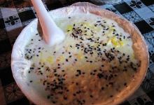 兰州美食图片-牛奶鸡蛋醪糟