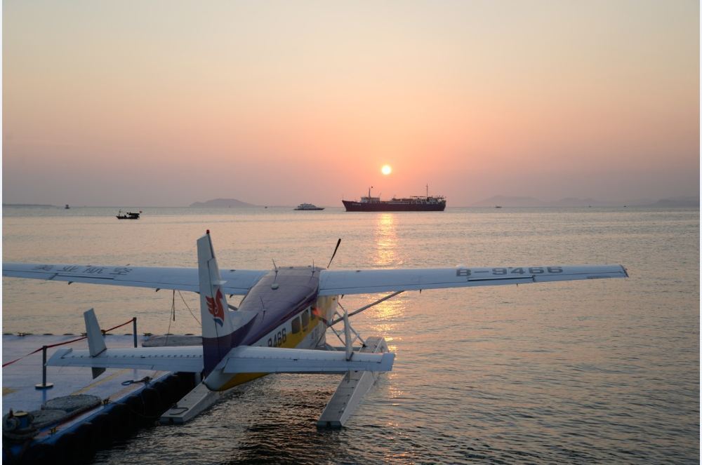 三亚水上飞机东线低空飞行观光游览市区蜈支洲岛亚龙湾大小东海鹿回头