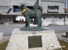 忠实的狗白 哀悼纪念碑-座间味村