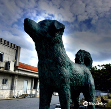 忠实的狗白 哀悼纪念碑-座间味村
